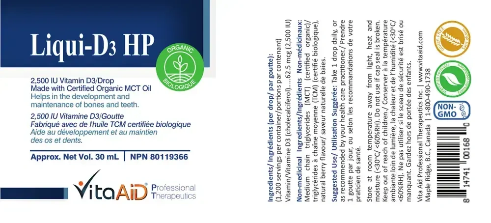Product image for Liqui-D3 HP.