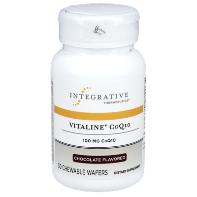 Vitaline CoQ10 100mg Chewable Chocolate 30 wafers