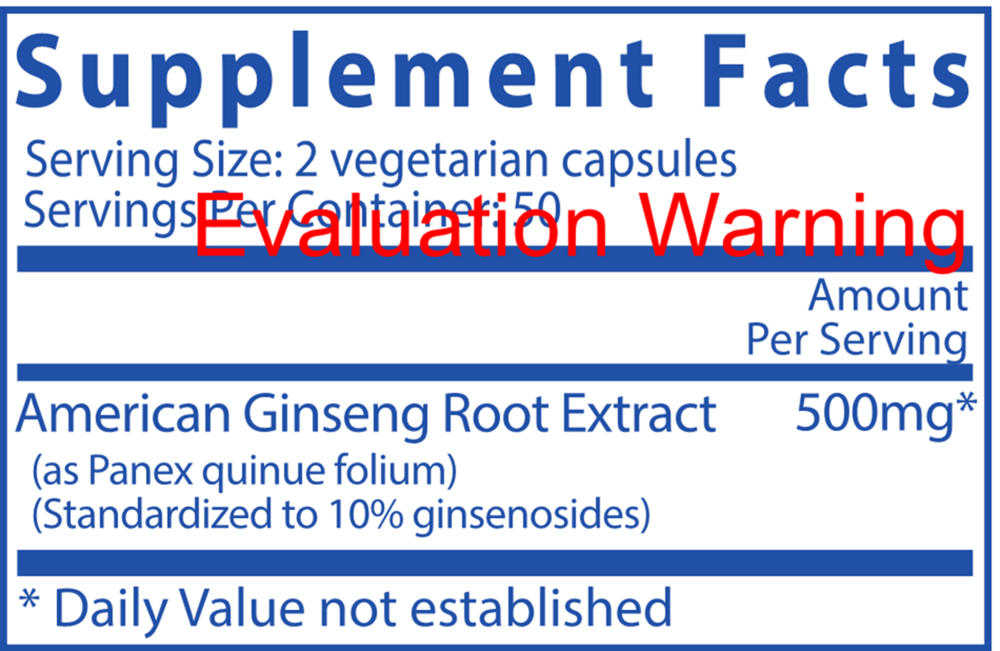Product image for American Ginseng Extract 250 mg - Supports Adrenal Gland Function, Mental and Physical Endurance, and Normal Blood Sugar Levels*.