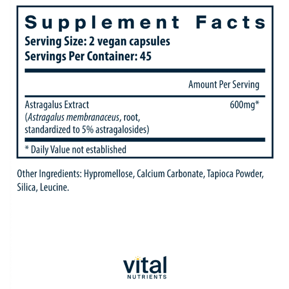 Product image for Astragalus Root Extract 600 mg.