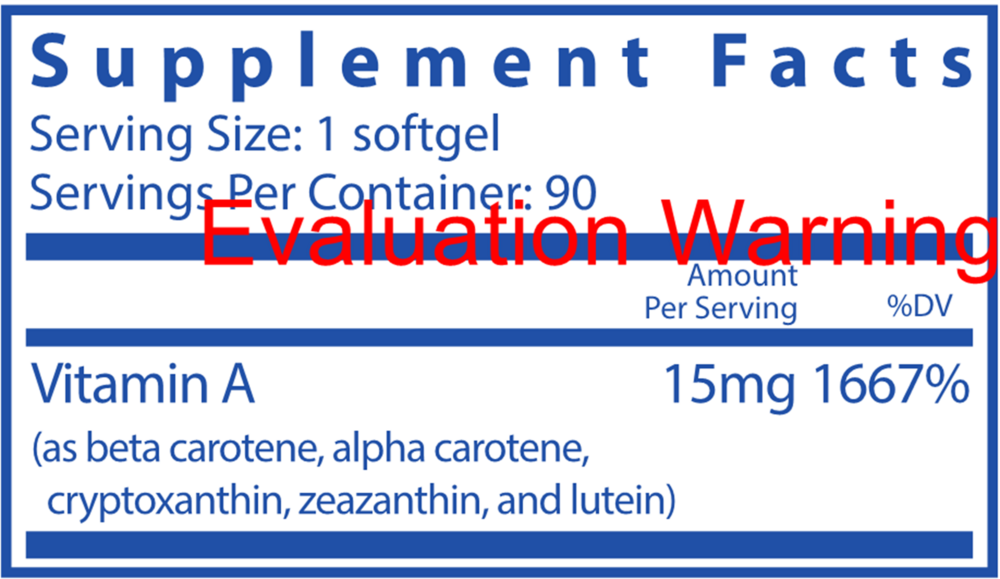 Product image for Natural Beta Carotene.