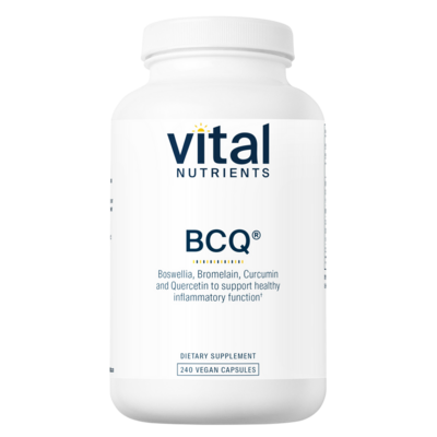 BCQ: Bromelain, Curcumin and Quercetin 240 capsules