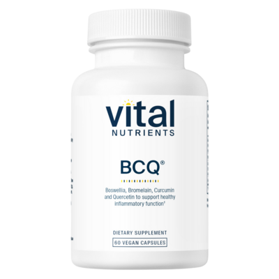 BCQ: Bromelain, Curcumin and Quercetin 60 capsules