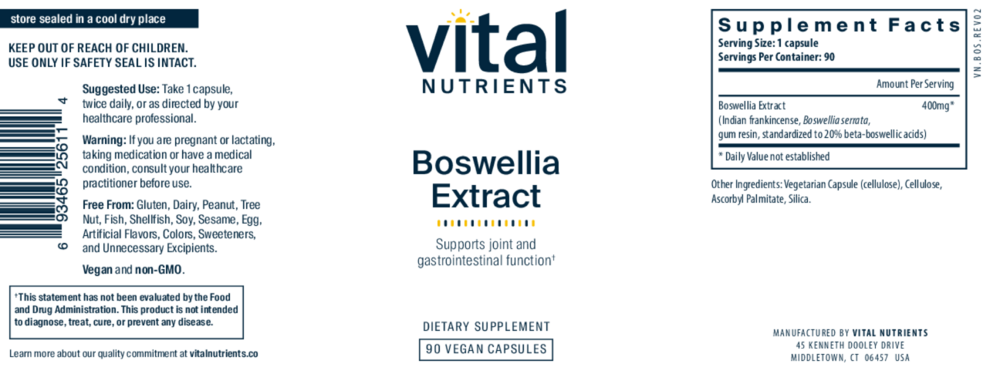 Product image for Boswellia Extract.