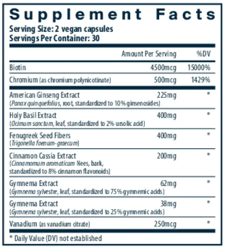 Product image for Blood Sugar Support.