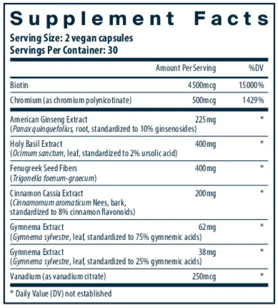 Product image for Blood Sugar Support.