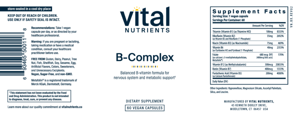 Product image for B-Complex.
