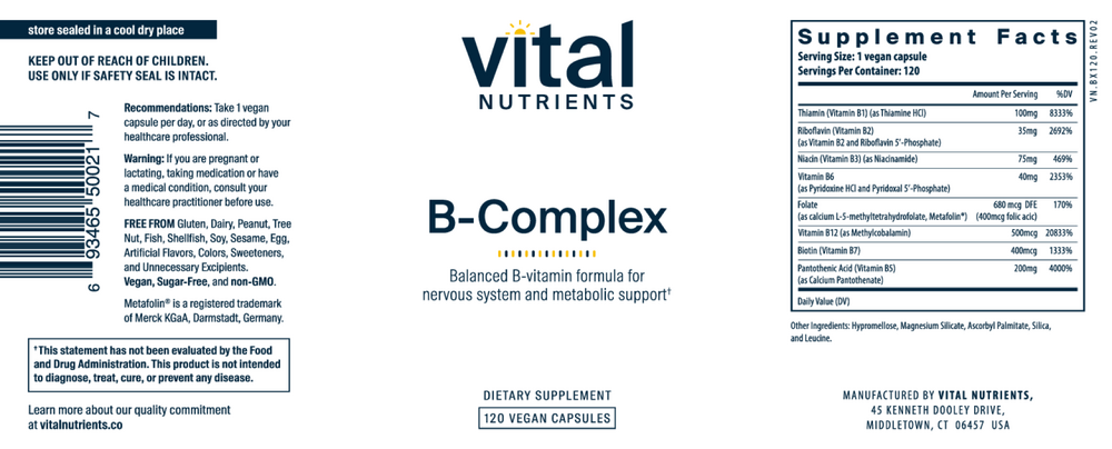 Product image for B-Complex.