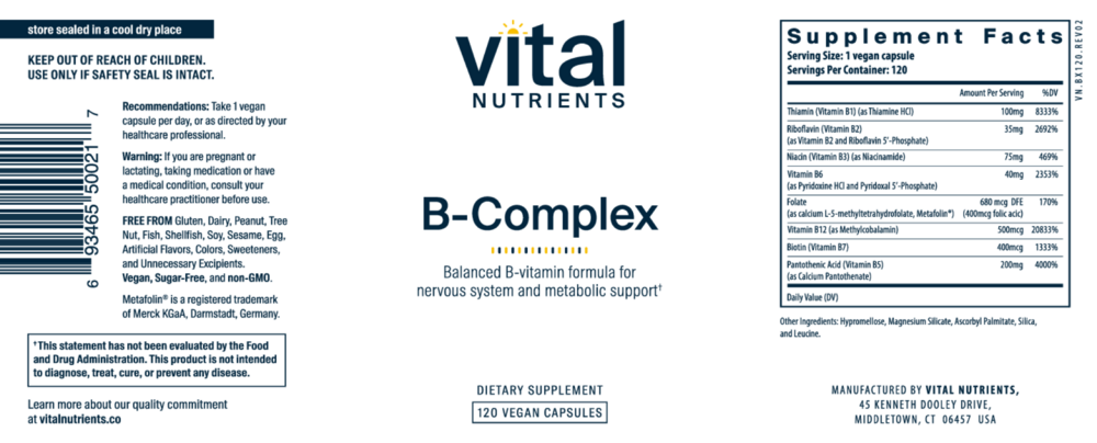 Product image for B-Complex.