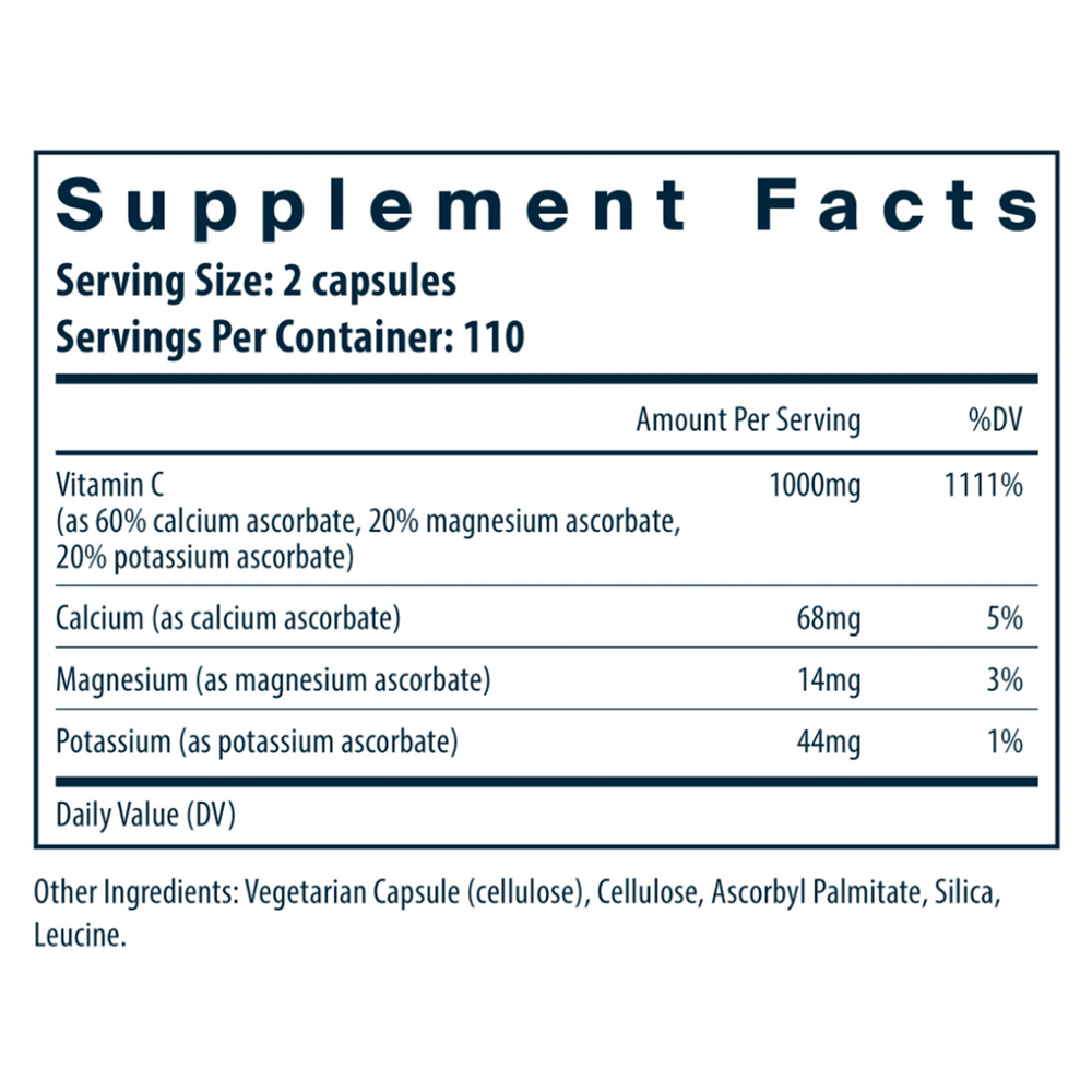Product image for Buffered C 500mg Gentle Vitamin C for sensitive individuals*.