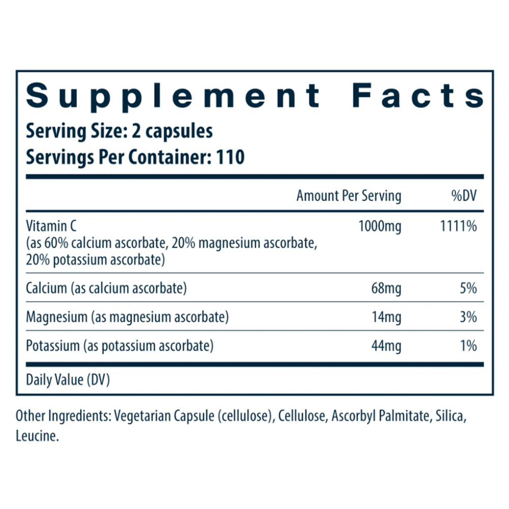 Product image for Buffered C 500mg Gentle Vitamin C for sensitive individuals*.
