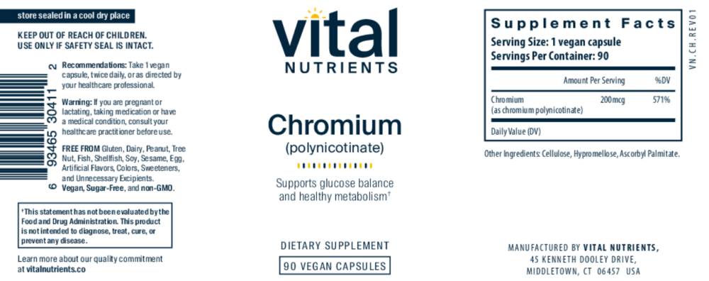 Product image for Chromium (polynicotinate).