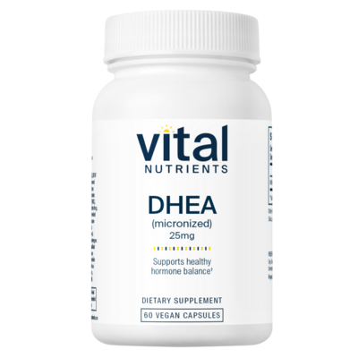 DHEA (micronized) 25mg 60 capsules