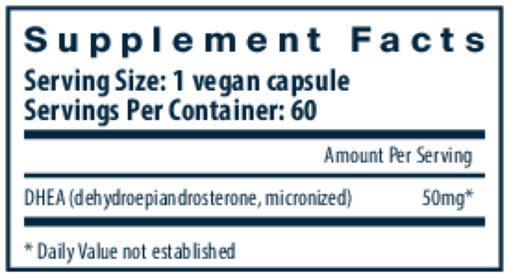 Product image for DHEA 50mg.