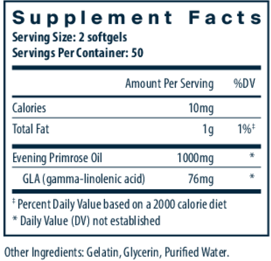 Product image for Evening Primrose 1000mg.