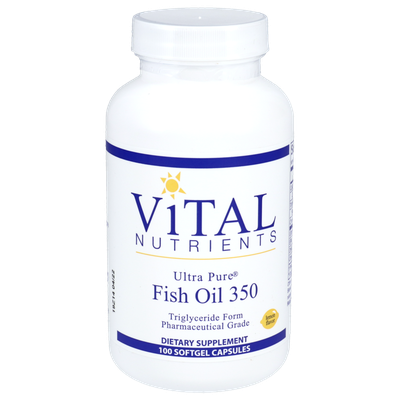 Ultra Pure® Fish Oil 350 Triglyceride Form (100 Softgels)