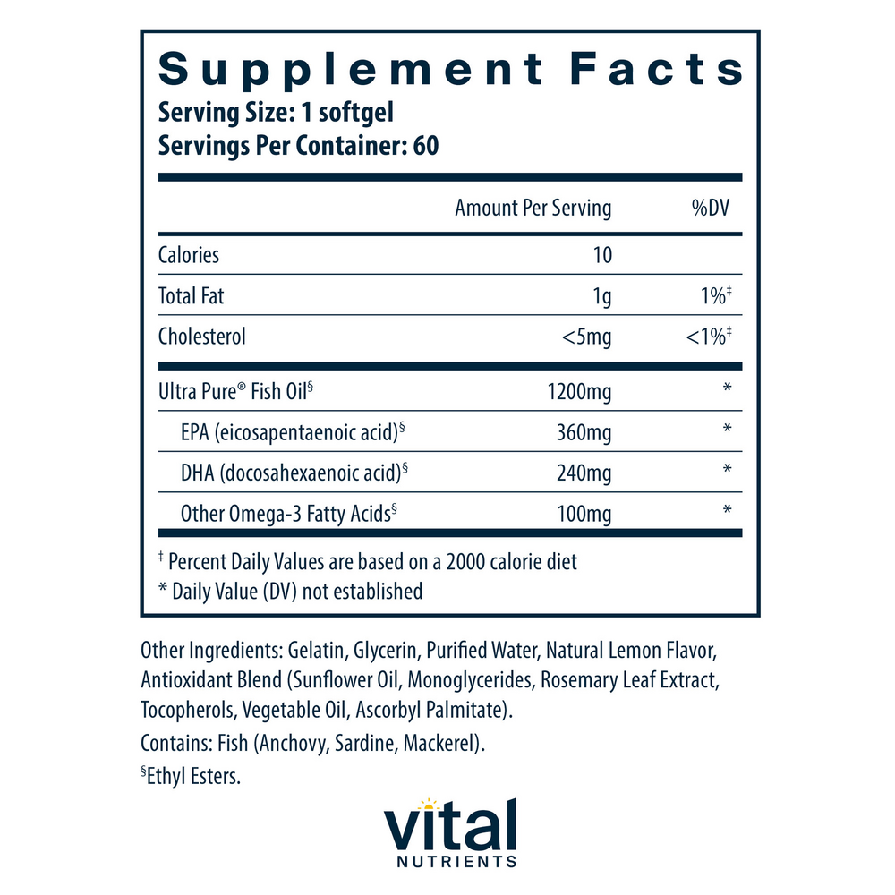 Product image for Ultra Pure Fish Oil 700.