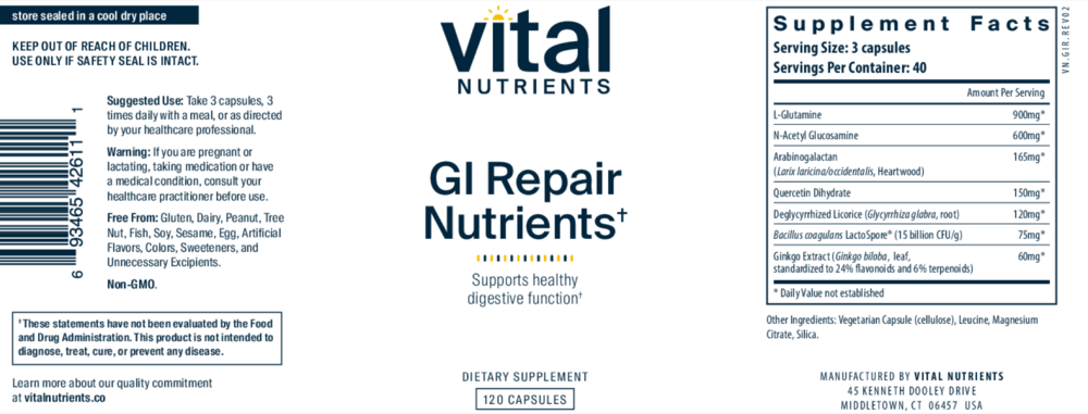 Product image for GI Repair Nutrients.