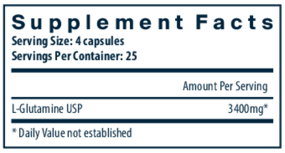 Product image for Glutamine 3400mg.