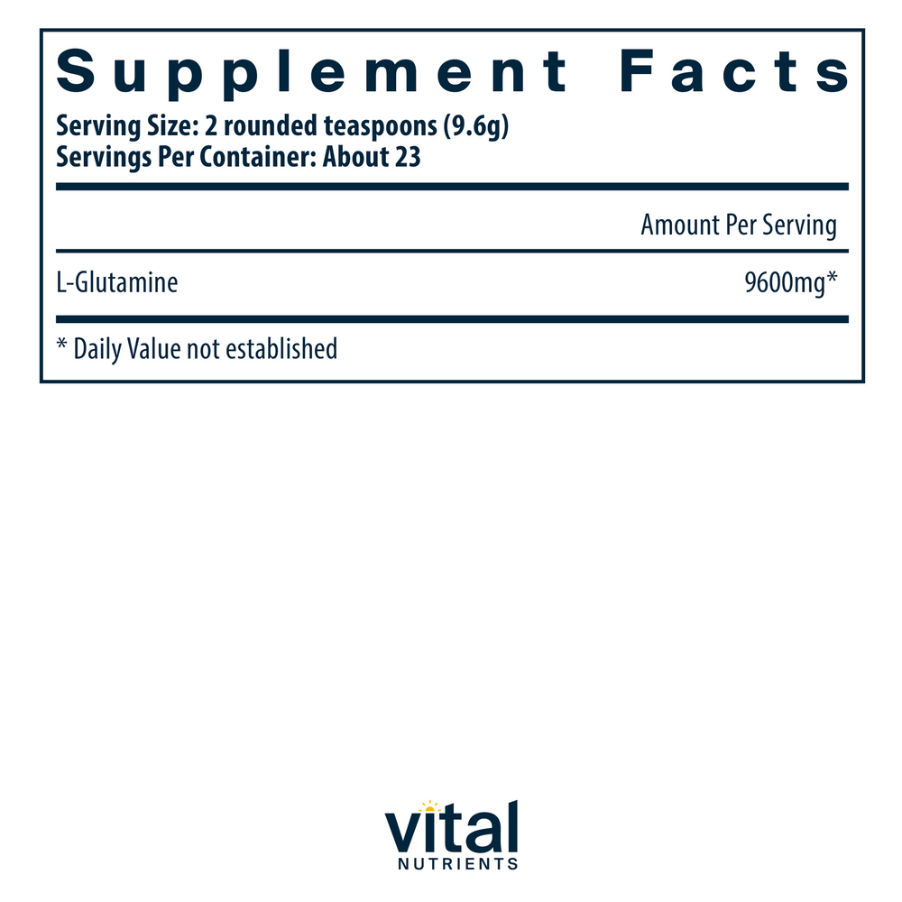 Product image for Glutamine Powder 9600mg.