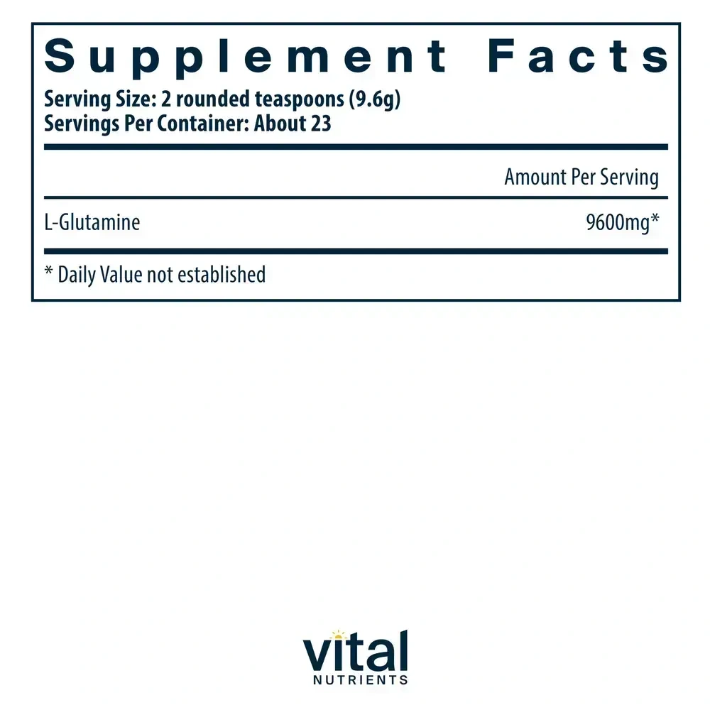 Product image for Glutamine Powder 9600mg.