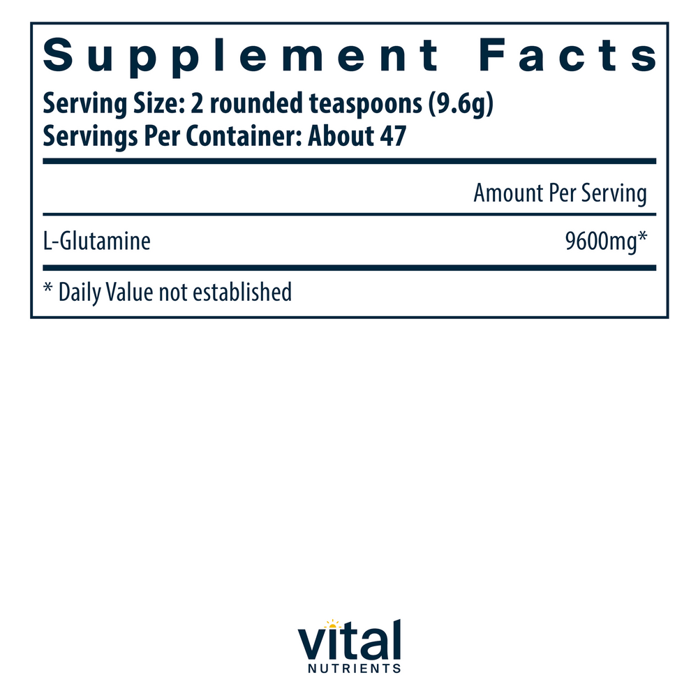 Product image for Glutamine Powder 9600mg.