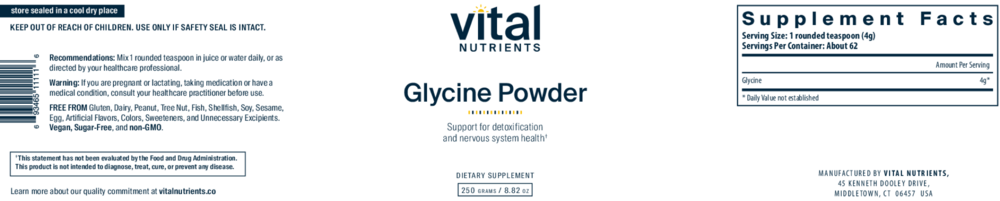 Product image for Glycine Powder 4000mg.