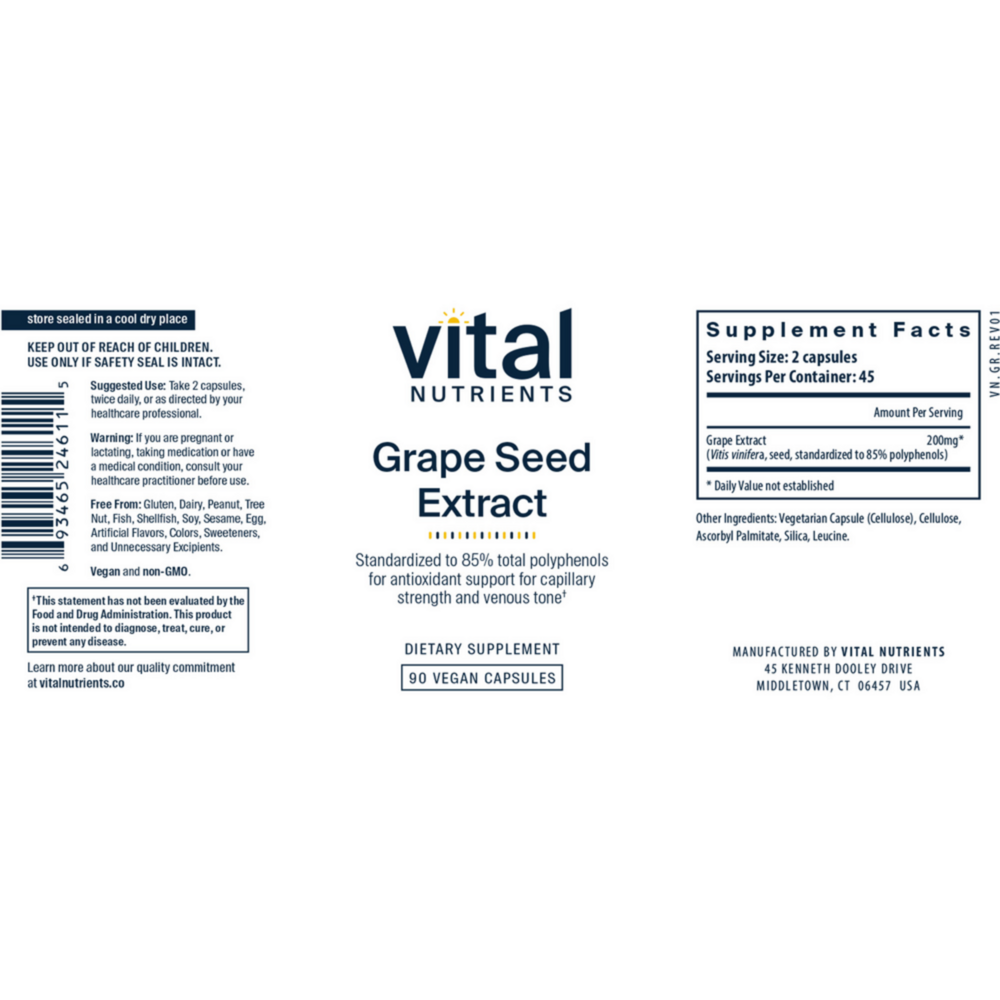 Product image for Grape Seed Extract.