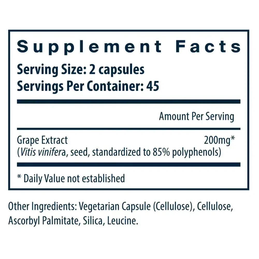 Product image for Grape Seed Extract.