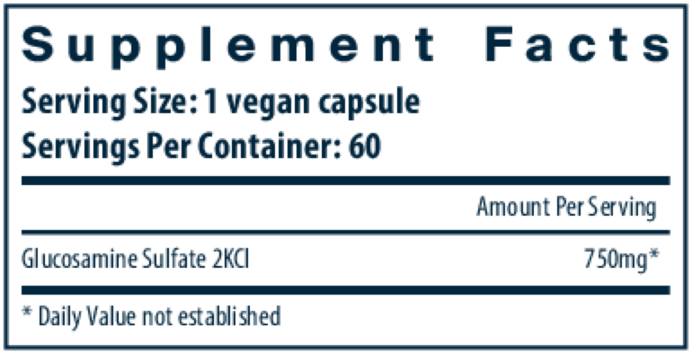 Product image for Vegan Glucosamine Sulfate.
