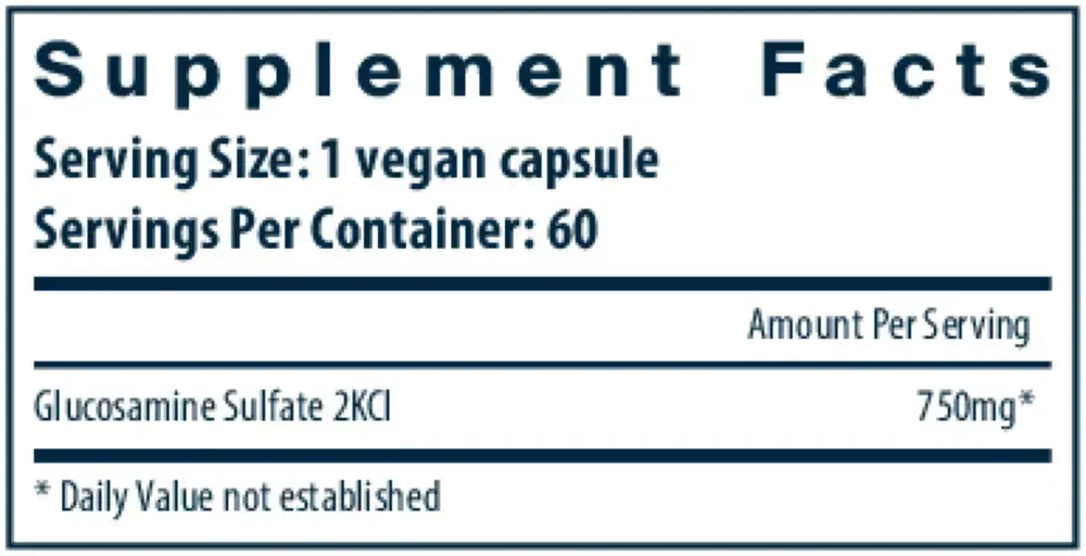 Product image for Vegan Glucosamine Sulfate.