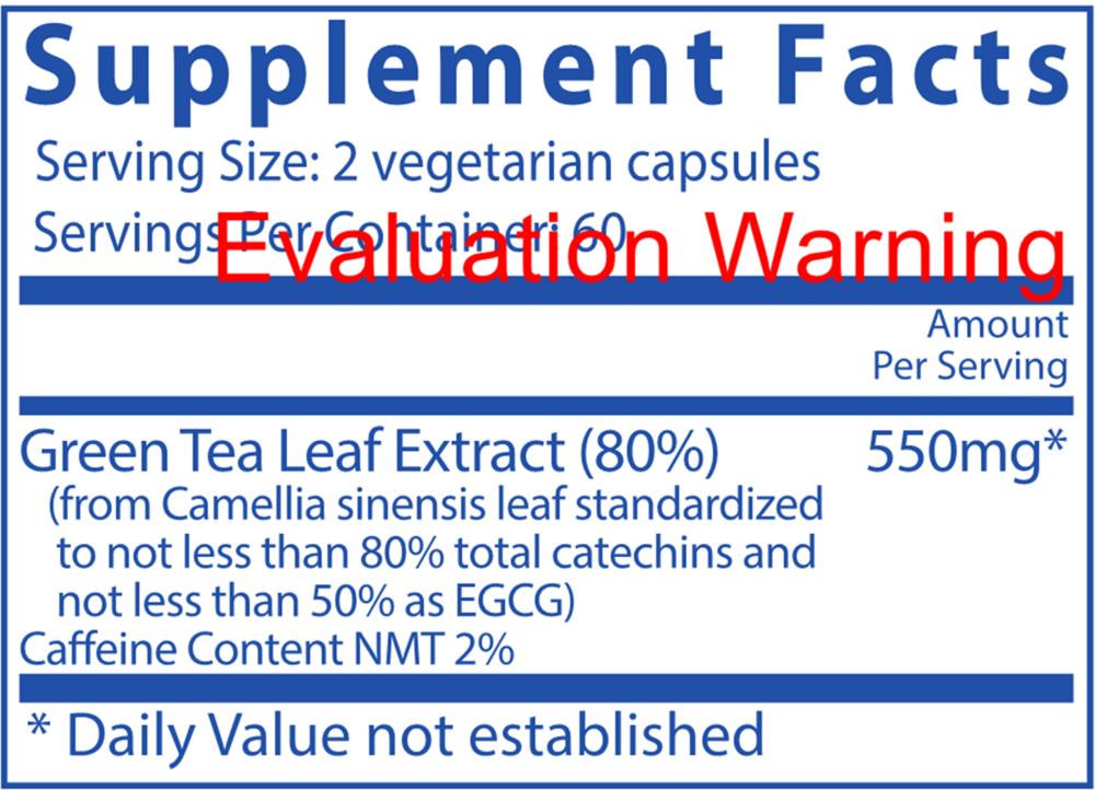 Product image for Green Tea Extract.
