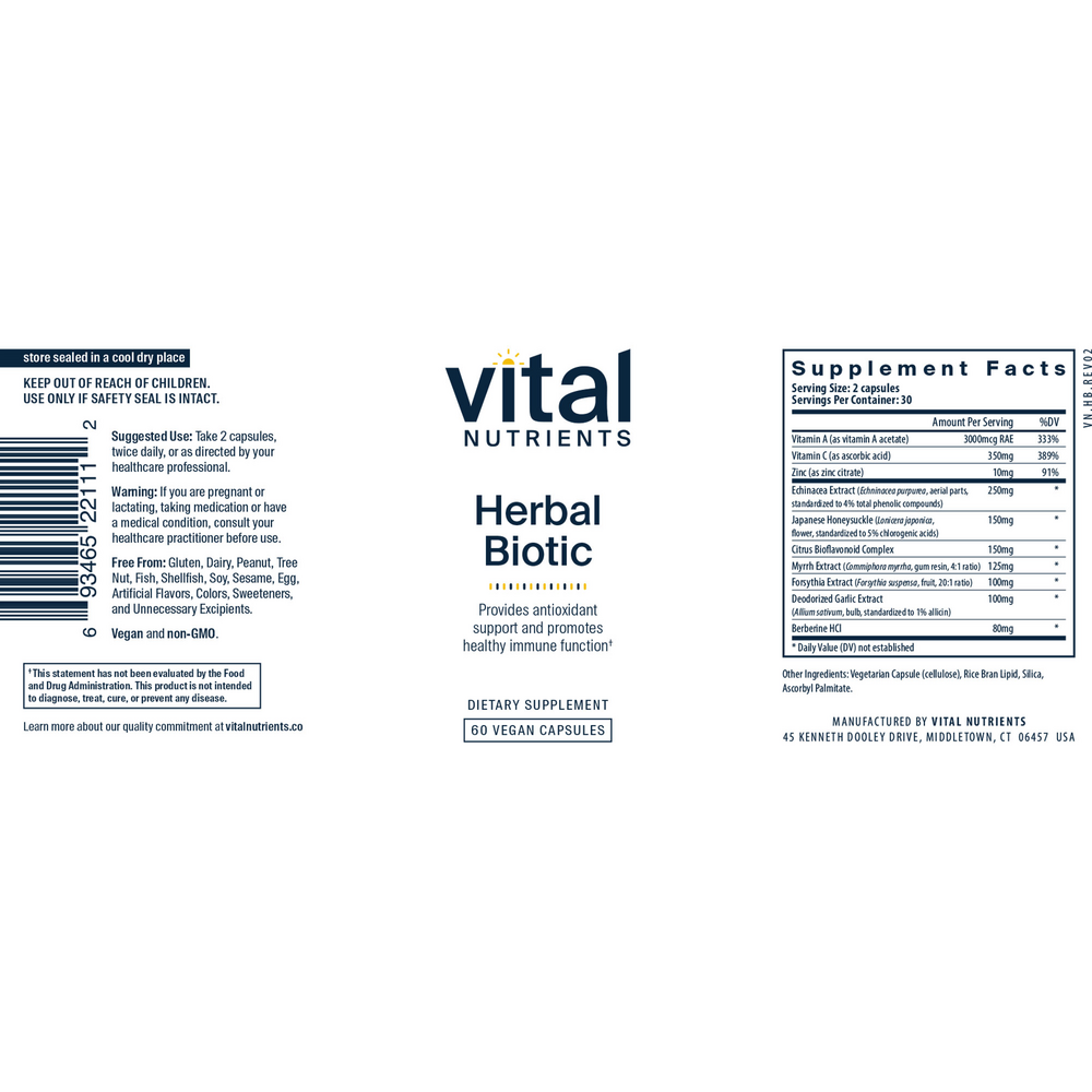 Product image for Herbal Biotic.