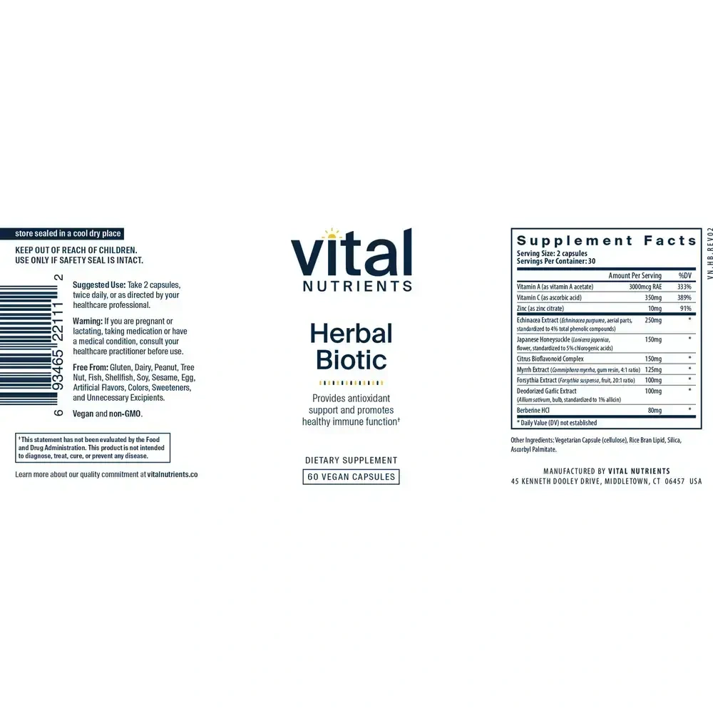 Product image for Herbal Biotic.