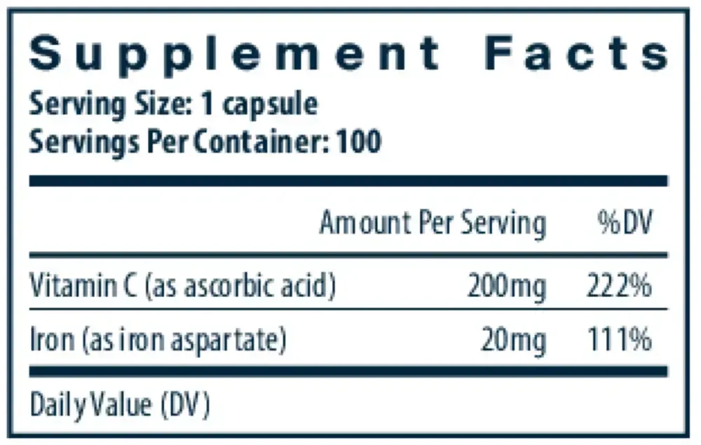 Product image for Iron Plus C.