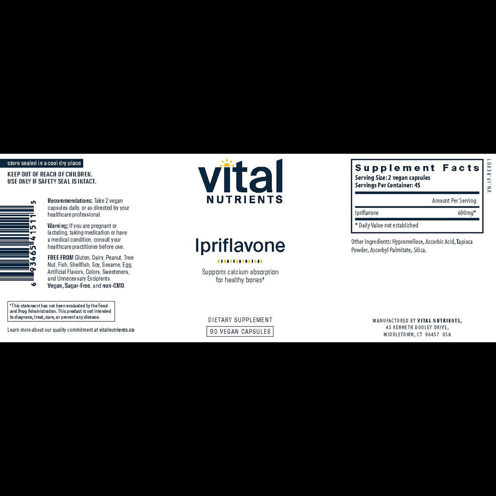 Product image for Ipriflavone 600mg.