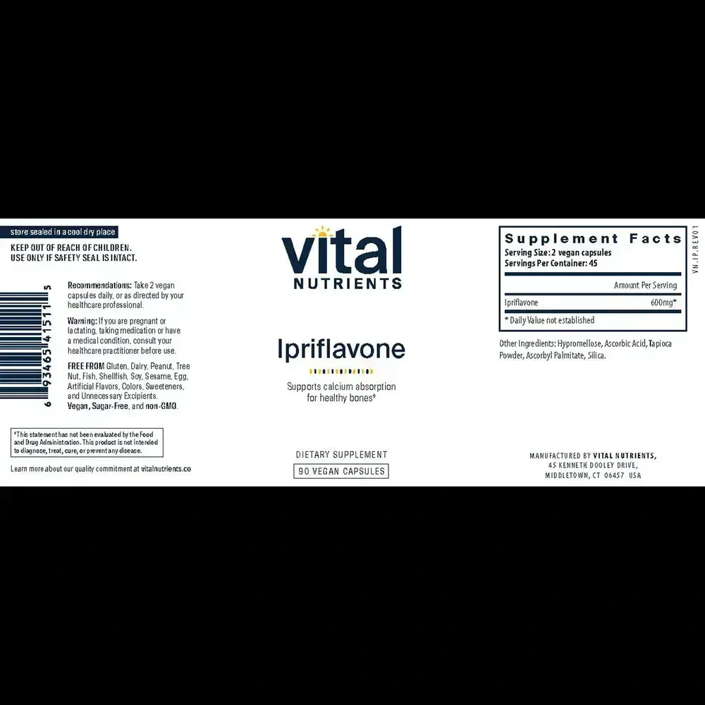 Product image for Ipriflavone 600mg.