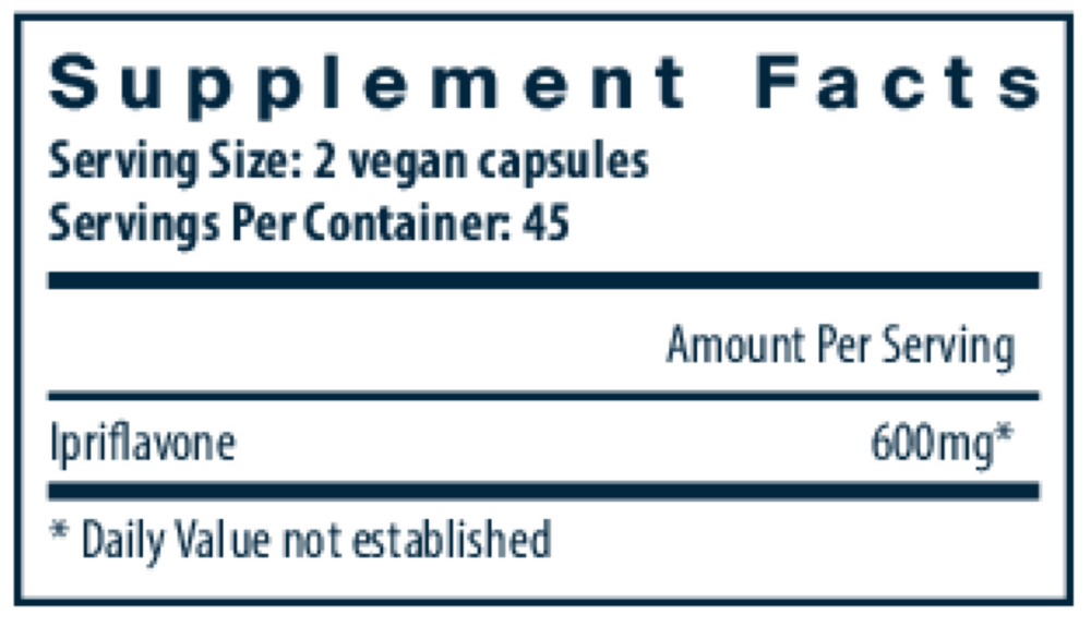 Product image for Ipriflavone 600mg.