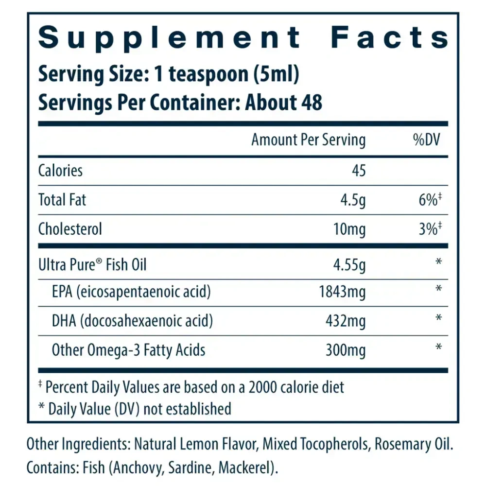 Product image for Ultra Pure® Fish Oil 2600.