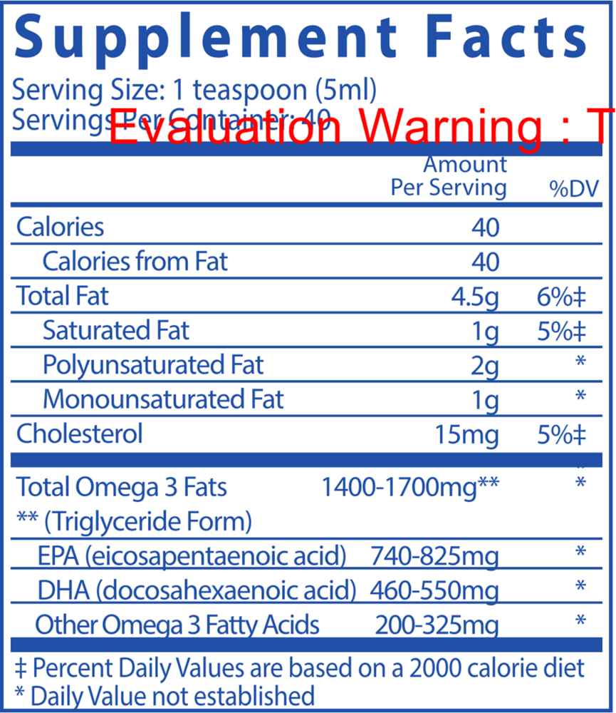 Product image for Ultra Pure® Fish Oil 1400.