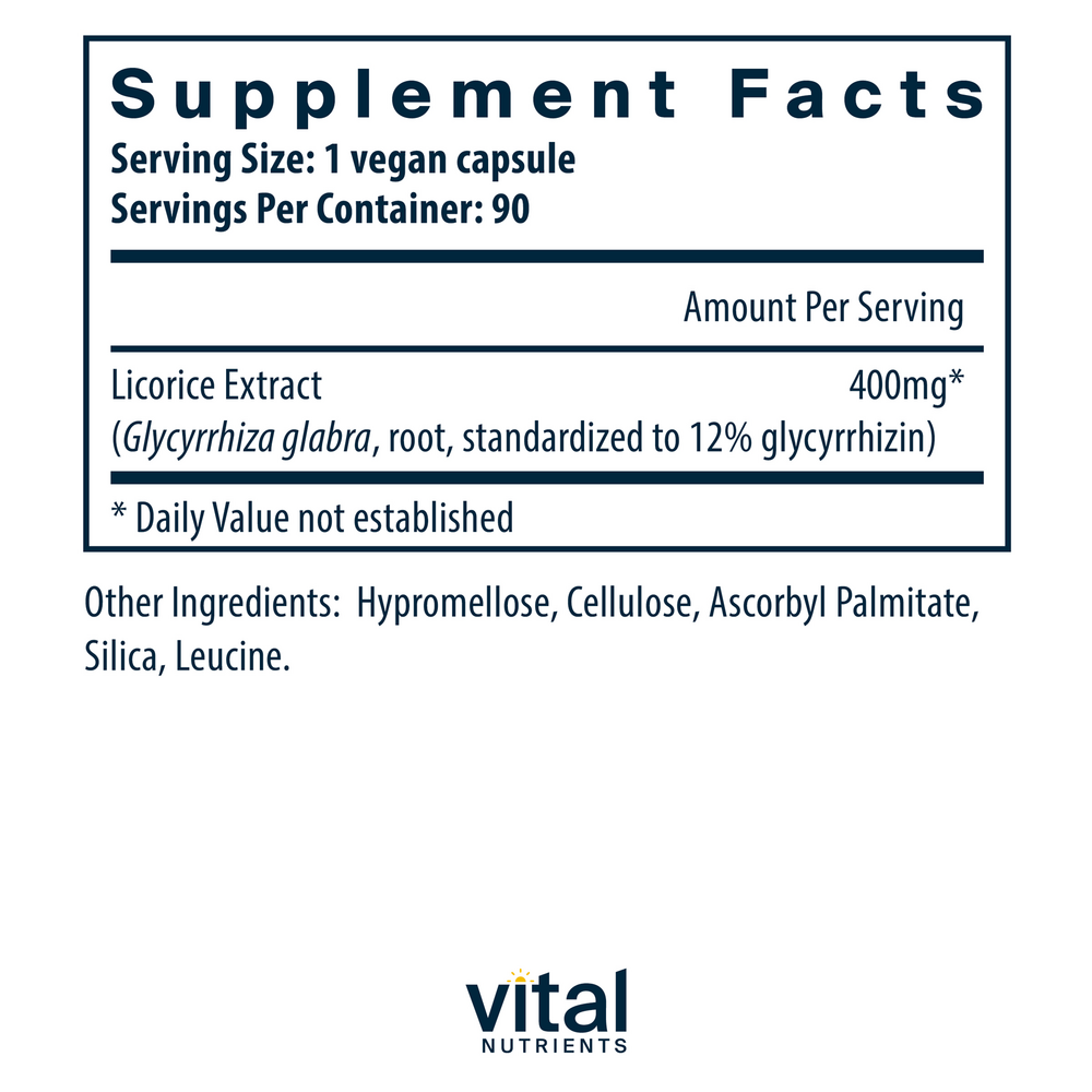 Product image for Licorice Extract 400mg.