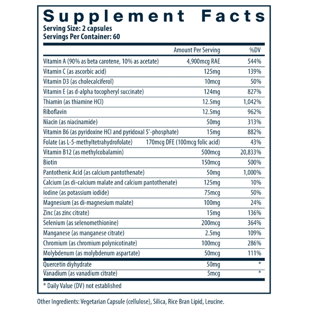 Product image for Multi-Nutrients 5 Ultra Antioxidant Formula (Boron, Copper, and Iron Free).