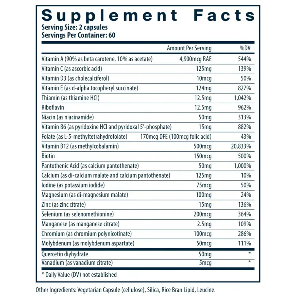 Product image for Multi-Nutrients 5 Ultra Antioxidant Formula (Boron, Copper, and Iron Free).