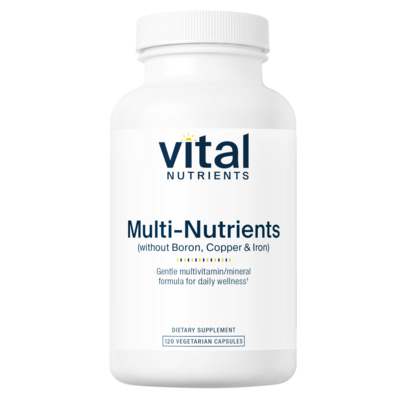 Multi-Nutrients 5 Ultra Antioxidant Formula (Boron, Copper, and Iron Free) 120 capsules