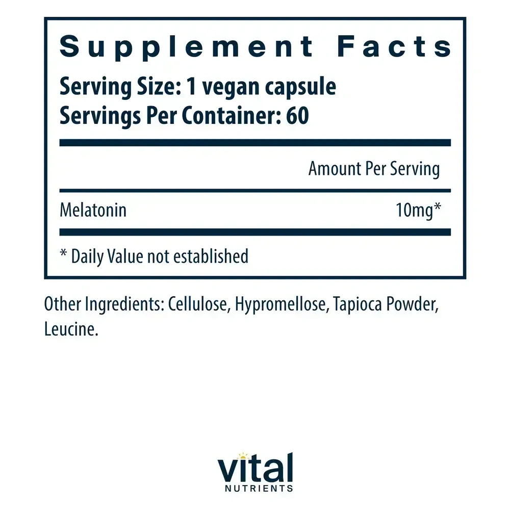 Product image for Melatonin 10mg.