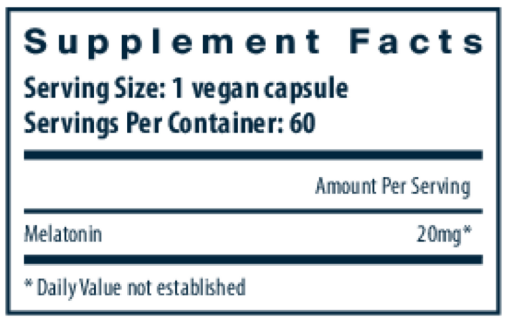 Product image for Melatonin 20mg.