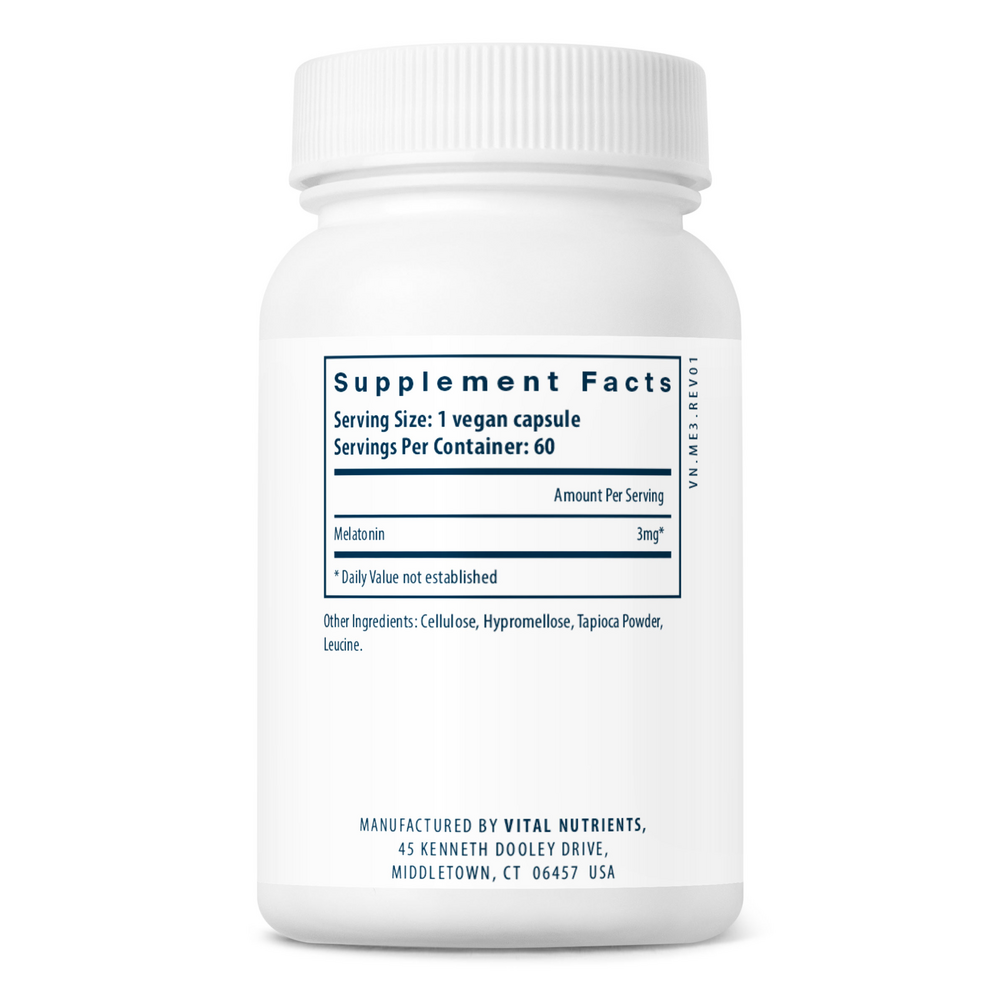 Product image for Melatonin 3mg.