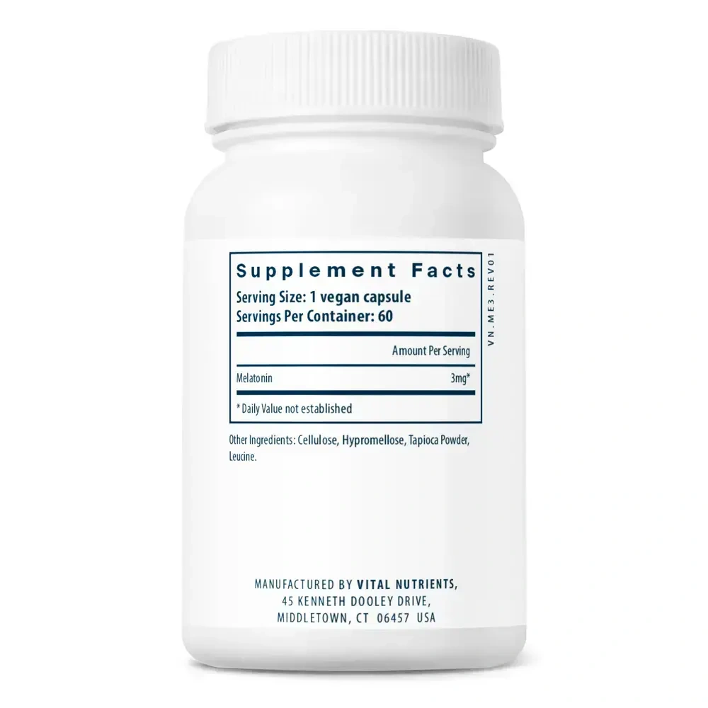Product image for Melatonin 3mg.