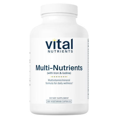 Multi-Nutrients w/Iron and Iodine 180 capsules