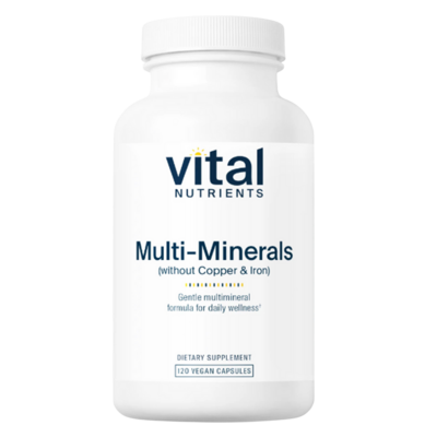Multi-Minerals Citrate/Malate Formula (No Copper or Iron) 120 capsules